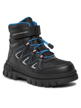 Tommy Hilfiger Tommy Hilfiger Šnurovacia obuv T3B5-33160-1047999 S Čierna