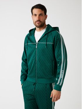 Guess Guess Džemperis ar kapuci 179265 Zaļš Classic Fit