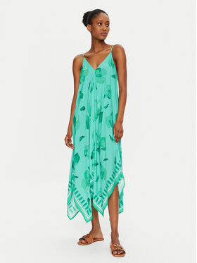 Seafolly Seafolly Letní šaty Secret Garden 55376-DR Zelená Regular Fit