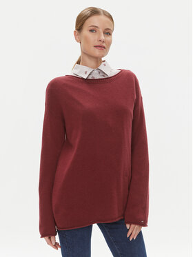 Tommy Hilfiger Tommy Hilfiger Πουλόβερ WW0WW39890 Κόκκινο Relaxed Fit