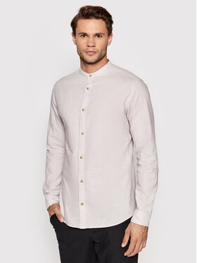Jack&Jones Jack&Jones Koszula Summer 12196820 Beżowy Slim Fit