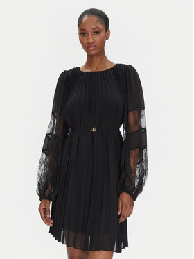 TWINSET TWINSET Rochie de zi 251TP2783 Negru Loose Fit