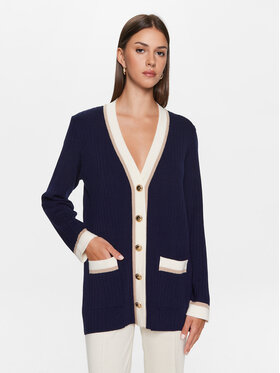 Luisa Spagnoli Luisa Spagnoli Kardigan Maltese 57832 Tmavomodrá Regular Fit