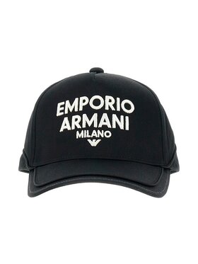 Emporio Armani Emporio Armani Czapka z daszkiem 627475 4R578 BLACK Czarny