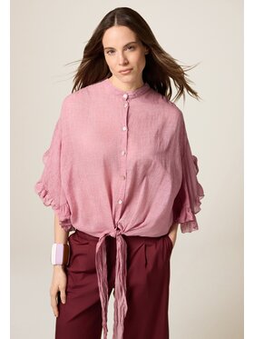 Oltre Oltre Camicia 5067E000110N029 Rosa Over Fit
