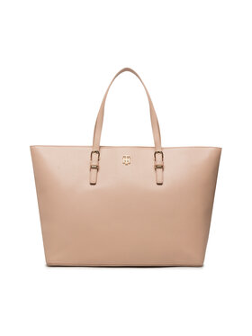 Tommy Hilfiger Tommy Hilfiger Borsetta Th Timeless Med Tote AW0AW11329 Beige