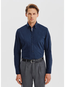 Pako Lorente Pako Lorente Koszula P25WF-1X-012 Granatowy Slim Fit