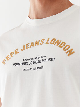 Pepe Jeans T-shirt Waddon PM508948 Bijela Regular Fit