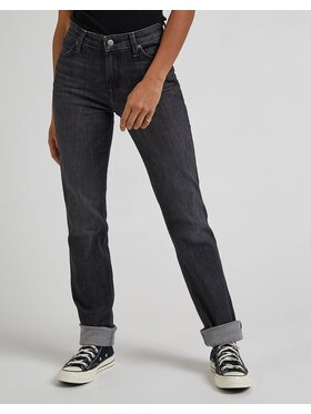 Lee Lee Jeansy MARION Czarny Straight Fit