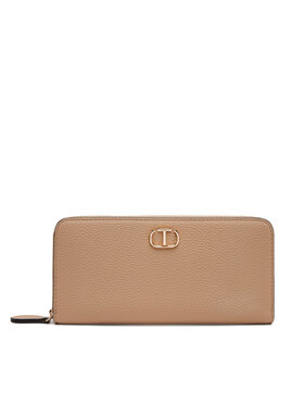 TWINSET TWINSET Velká dámská peněženka 251TD8064 Béžová