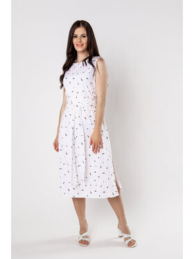 QUIOSQUE QUIOSQUE Sukienka codzienna LASTRICO DRESS Biały Regular Fit