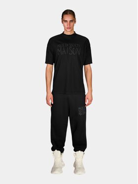 MADE BY SOCIETY MADE BY SOCIETY T-Shirt UNFILTERED - T17528 Czarny Basic Fit