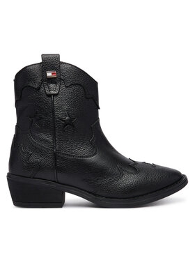 Tommy Hilfiger Tommy Hilfiger Kavbojski škornji T3A5-35195-0036 Črna
