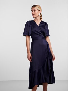 YAS YAS Sukienka koktajlowa Thea 26028890 Niebieski Standard Fit