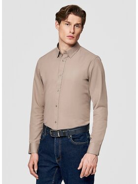 Pako Lorente Pako Lorente Koszula P26SF-1X-008 Brązowy Slim Fit