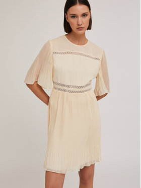 Motivi Motivi Vestito da giorno 7246Q003167N011 Crema Regular Fit