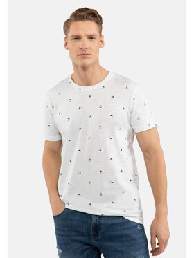 Volcano Volcano T-Shirt T-NEPTUN Biały Regular Fit