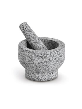 MIAhome MIAhome Moździerz z granitu 10x14x14 cm MORUTARU Szary