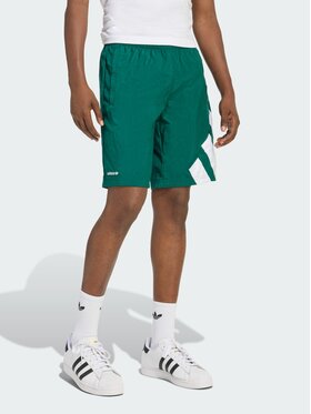 adidas adidas Szorty materiałowe 159138 Zielony Regular Fit