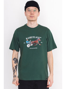 Kamuflage Kamuflage T-Shirt Riders Club Zielony Relaxed Fit