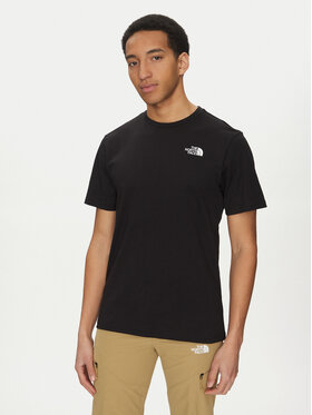 The North Face The North Face Tricou Vertical NF0A89FP Negru Regular Fit