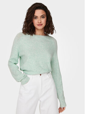 ONLY ONLY Džemper Rica 15204279 Zelena Regular Fit