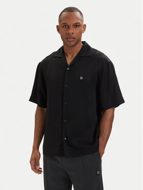 HUGO HUGO Ing Espino 50560593 Fekete Oversize