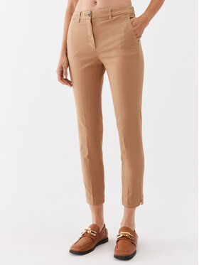 Marella Marella Kalhoty z materiálu Rapid 2331361237200 Hnědá Regular Fit
