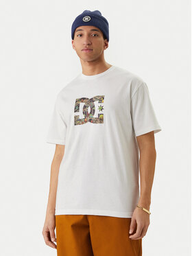 DC Shoes DC Shoes T-Shirt Star Filled EDYZT04348 Λευκό Regular Fit
