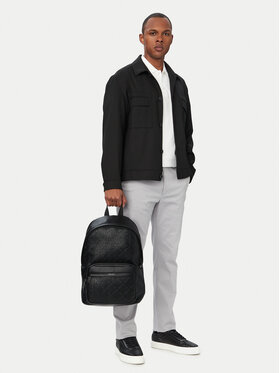 Calvin Klein Calvin Klein Mugursoma Emblem Aop Deboss Round Backpack LV04D3560G Melns