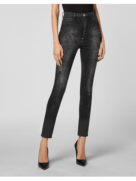PHILIPP PLEIN PHILIPP PLEIN Džínsy 1551 Čierna Slim Fit