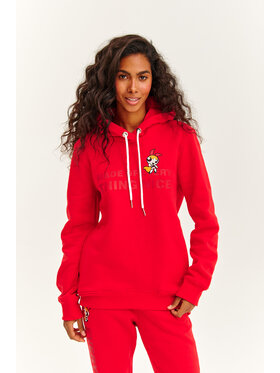 NAOKO NAOKO Mikina Blossom Červená Regular Fit