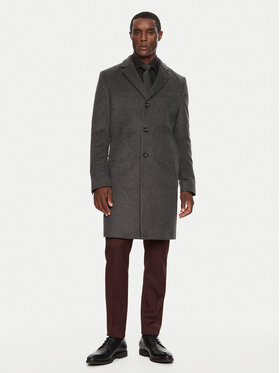 BOSS Boss Vuneni kaput H-Hyde 50525739 Siva Slim Fit