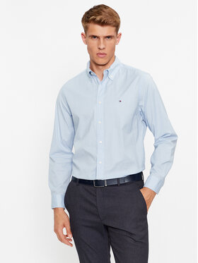 Tommy Hilfiger Tommy Hilfiger Hemd Core Flex MW0MW25035 Blau Regular Fit