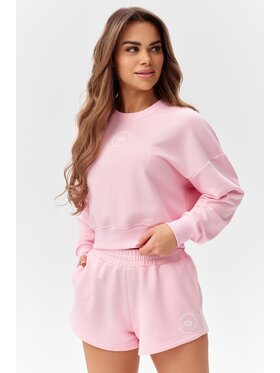 ROUGH RADICAL ROUGH RADICAL Bluza COTTON ACTIVE CROP WOMEN Różowy Regular Fit