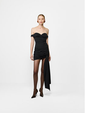 La Mania La Mania Sukienka wieczorowa GWYNETH Czarny Basic Fit