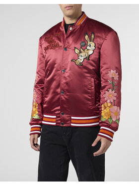 PHILIPP PLEIN PHILIPP PLEIN Bomber 26063 Bordeaux Regular Fit
