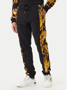 Versace Jeans Couture Versace Jeans Couture Teplákové nohavice 80GAA3C0 FS196 Čierna Regular Fit