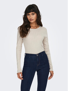 ONLY ONLY Blúz Carlotta 15291987 Bézs Regular Fit