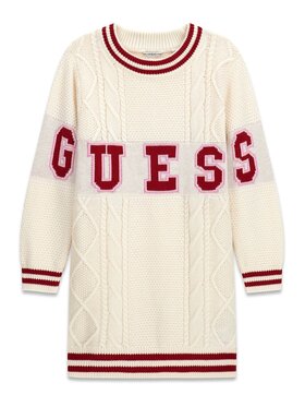 Guess Kids Guess Kids Sukienka codzienna 180746 Beżowy Classic Fit