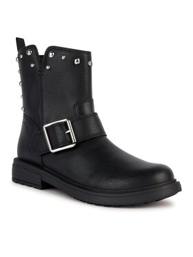Geox Geox Polokozačky Jr Eclair J369QK 000BU C9999 D Černá