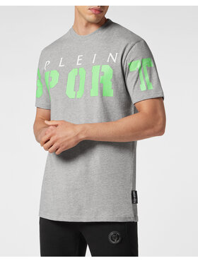 Plein Sport Plein Sport T-Shirt 1085 Szary Regular Fit
