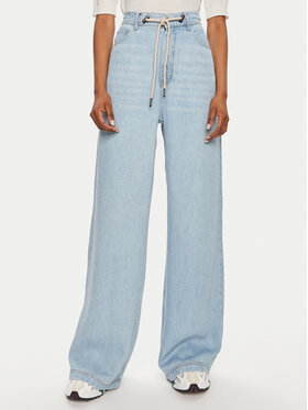 Munthe Munthe Τζιν Obey 242140524206 Μπλε Wide Leg
