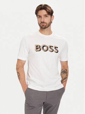 BOSS BOSS T-krekls H-Thompson 656 50551902 Balts Regular Fit