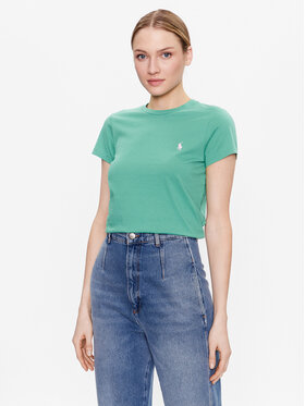 Polo Ralph Lauren Polo Ralph Lauren Majica 211898698002 Zelena Regular Fit