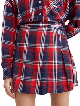 Tommy Jeans Tommy Jeans Mini sukně TJW CHECK PLEATED MINI SKIRT DW0DW14420 Barevná Regular Fit