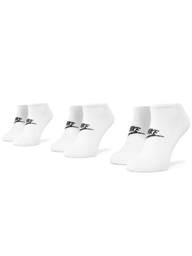Nike Nike Sada 3 párů nízkých ponožek unisex SK0111 100 Bílá