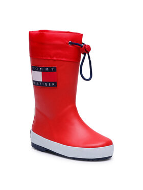 Tommy Hilfiger Tommy Hilfiger Kalosze Rain Boot T3X6-30766-0047 M Czerwony