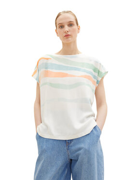 Tom Tailor Tom Tailor Bluza 1035474 Bela Regular Fit