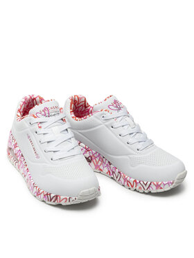 Skechers Superge Uno Loving Love 155506/WRPK Bela